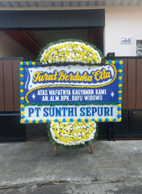 Papan Bunga Duka di Kramat