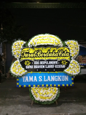 Papan Bunga Duka di Kramat
