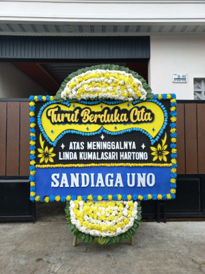 Papan Bunga Duka di Kramat